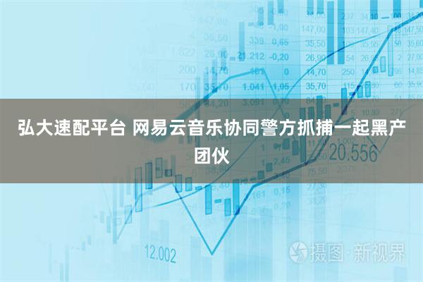 弘大速配平台 网易云音乐协同警方抓捕一起黑产团伙